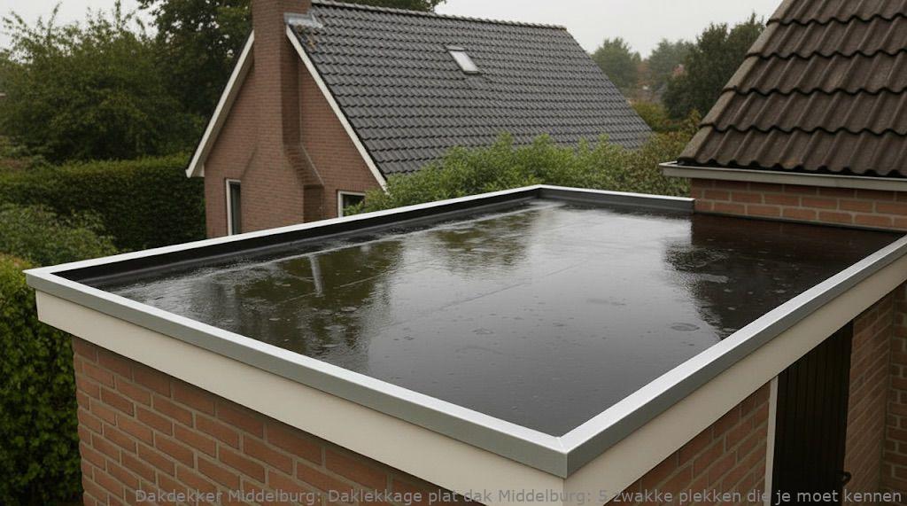Daklekkage Plat Dak Middelburg