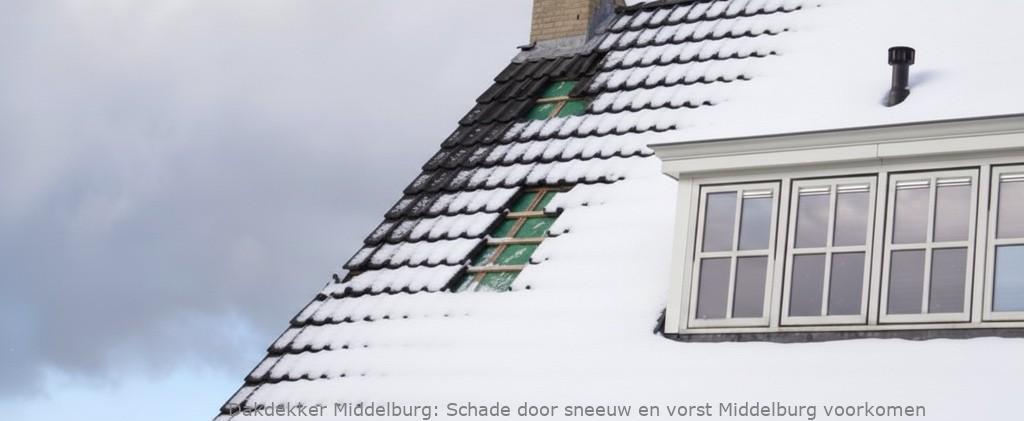 Schade Door Sneeuw En Vorst Middelburg